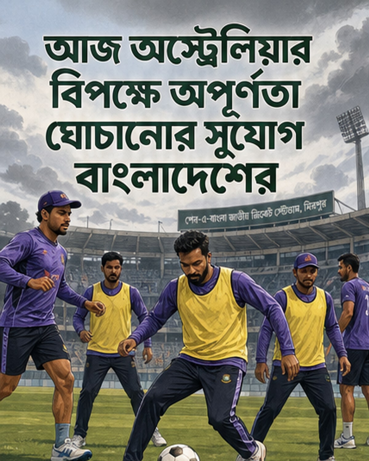 আজ বাংলাদেশের অস্ট্রেলিয়া বিপক্ষে সিরিজ জয়ের সুযোগ