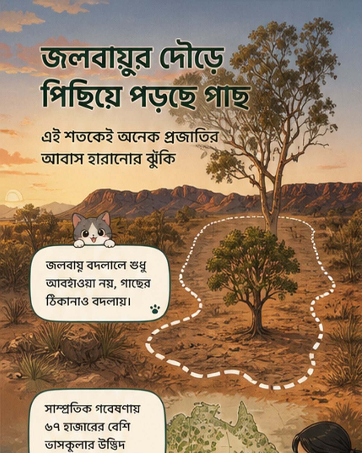 গাছের পৃথিবী ছোট হচ্ছে