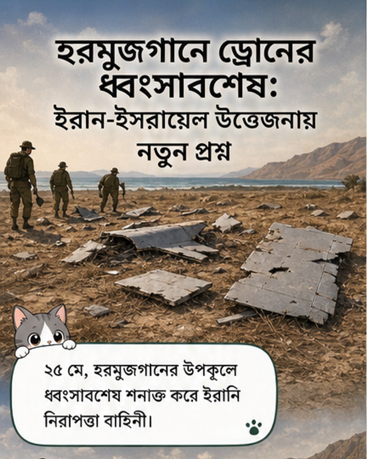 ইরানে ভূপাতিত ইসরায়েলি গোয়েন্দা ড্রোন