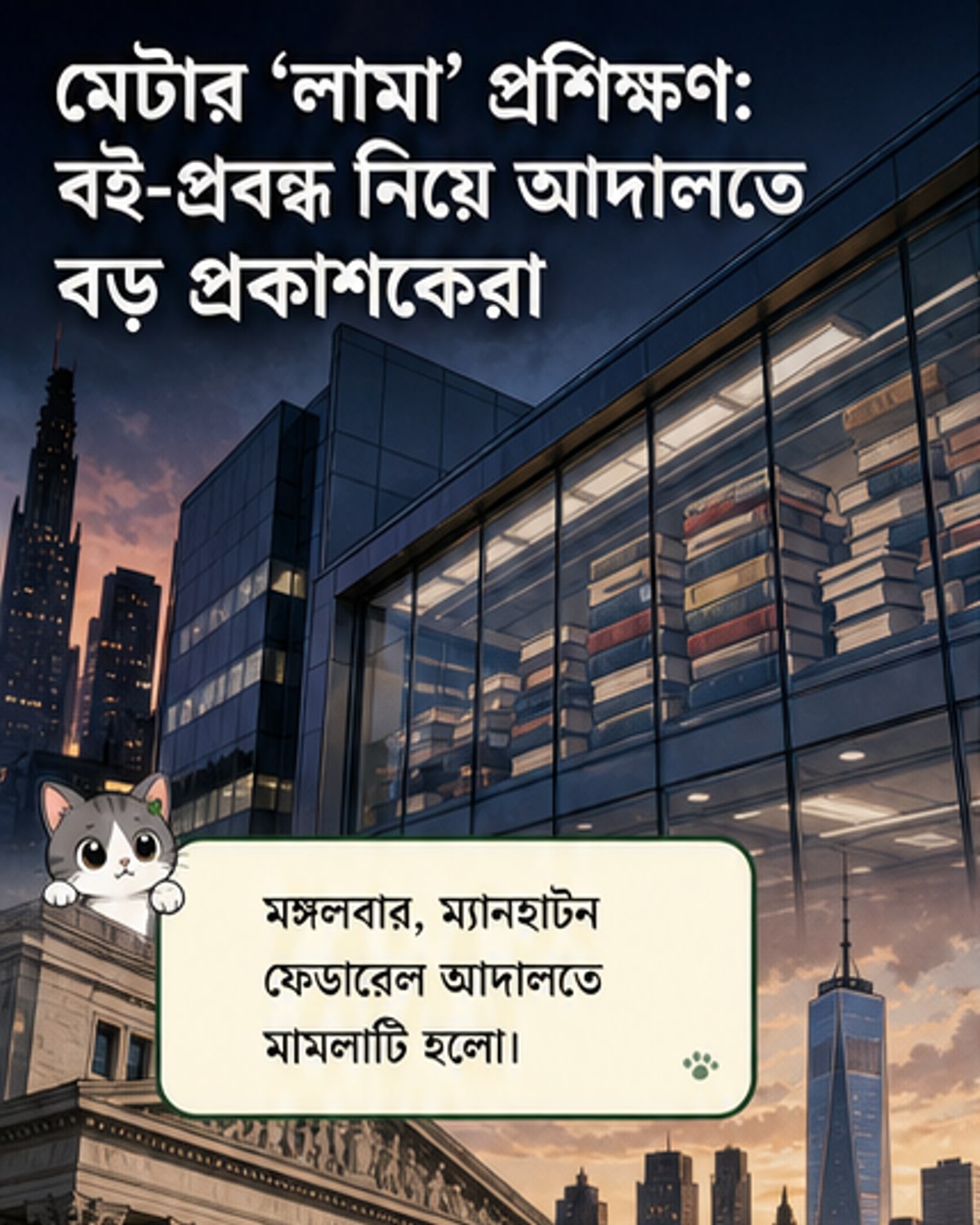 মেটার বিরুদ্ধে বই ও গবেষণা চুরির অভিযোগ