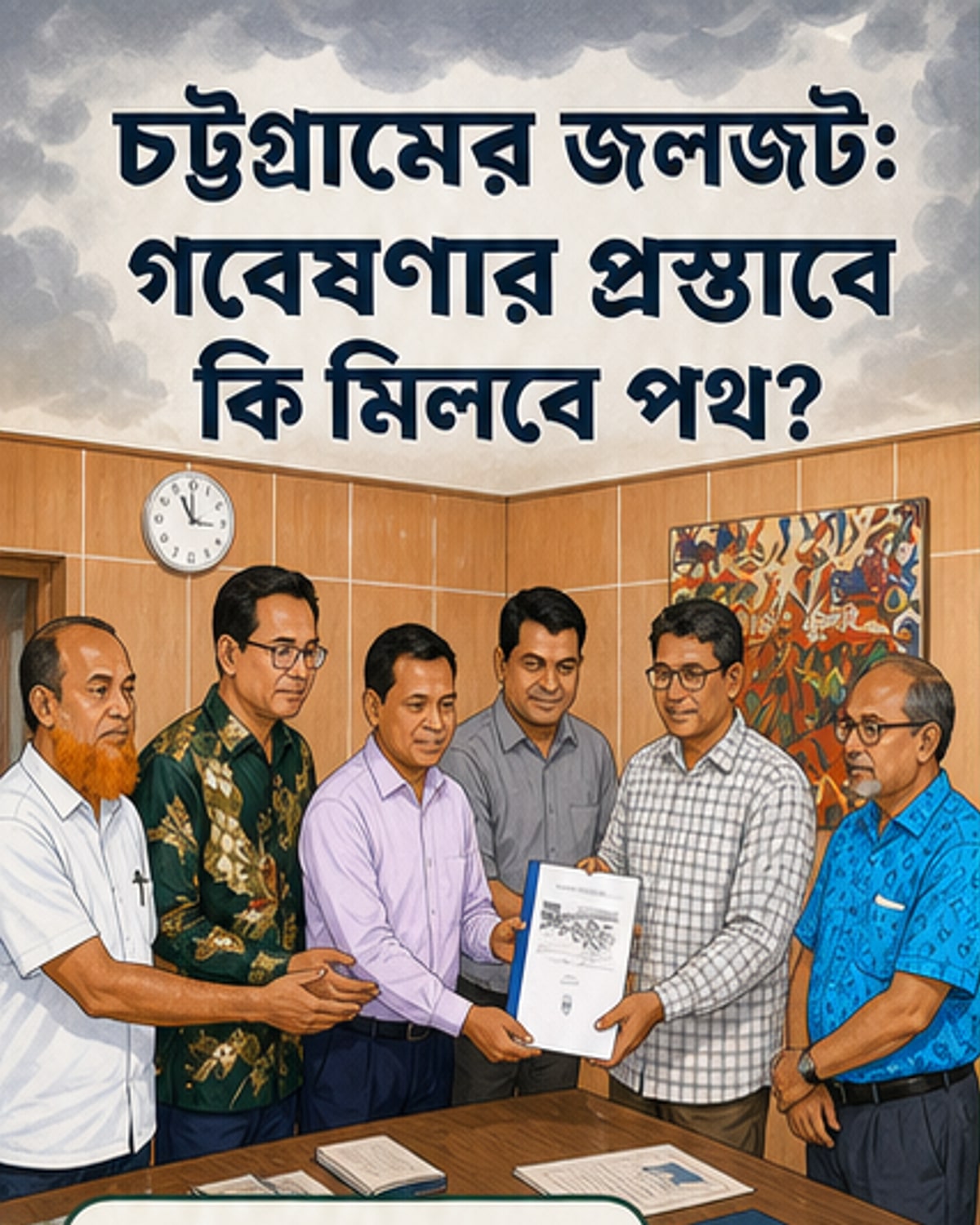 চট্টগ্রামে জলাবদ্ধতা নিরসনে গবেষণা প্রস্তাবনা
