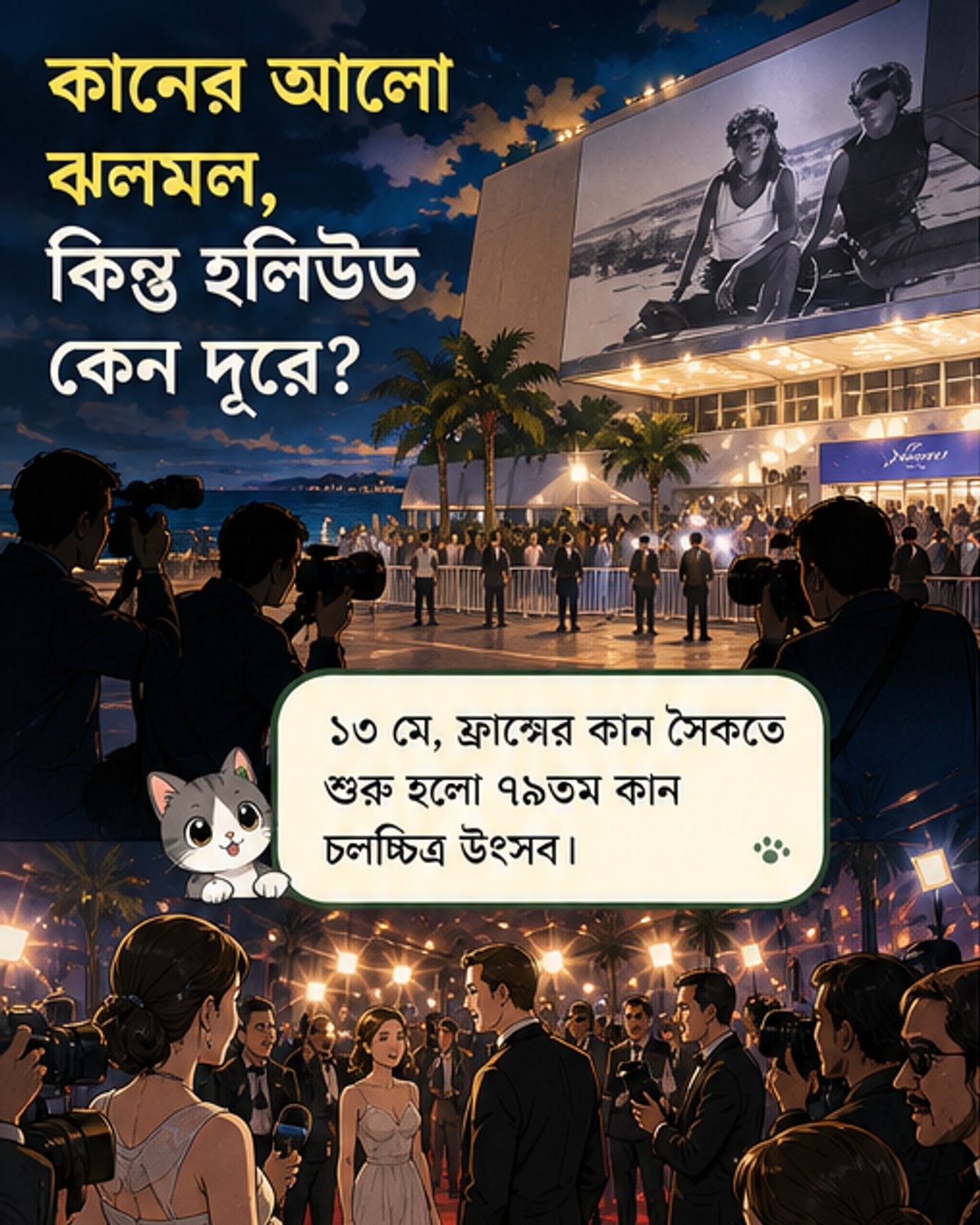 ৭৯তম কান উৎসবে তারকাদের মেলা