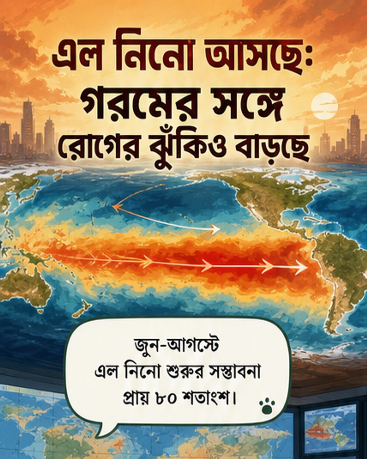 এল নিনো আসছে, প্রস্তুত থাকুন