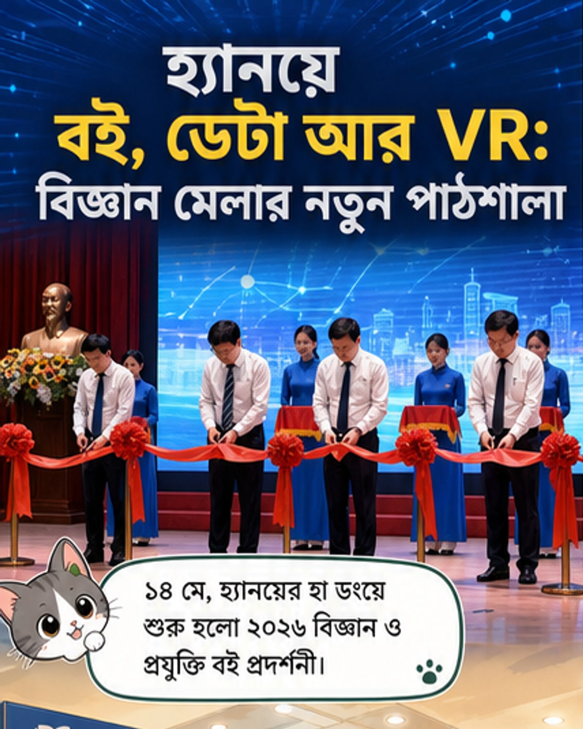 ২০২৬ বিজ্ঞান ও প্রযুক্তি বই প্রদর্শনীর উদ্বোধন