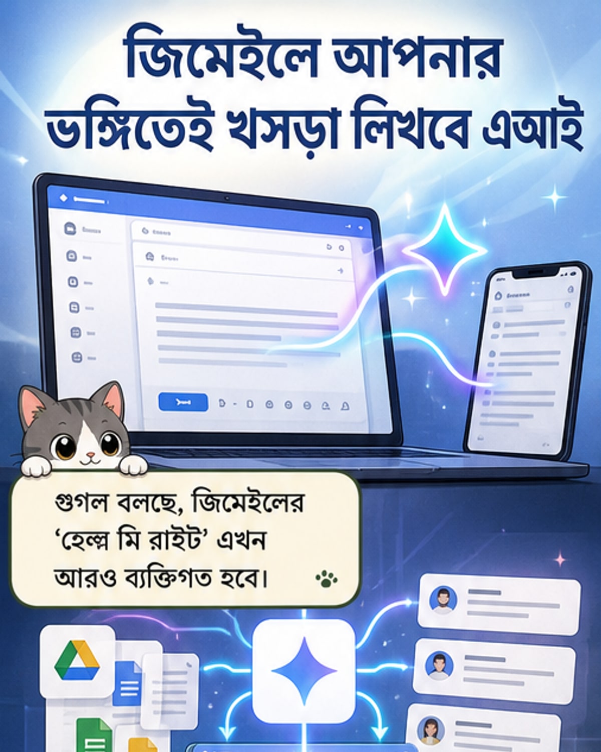 জি-মেইলের এআই এখন আপনার ভাষায় লেখে