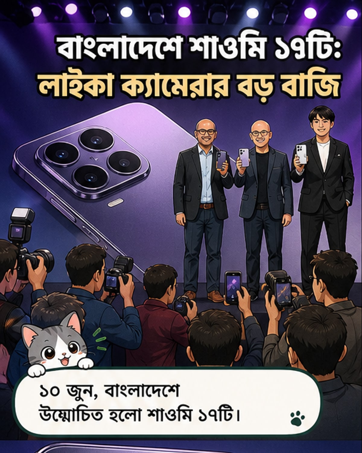 শাওমি ১৭টি লঞ্চ: লাইকা ক্যামেরার ফ্ল্যাগশিপ