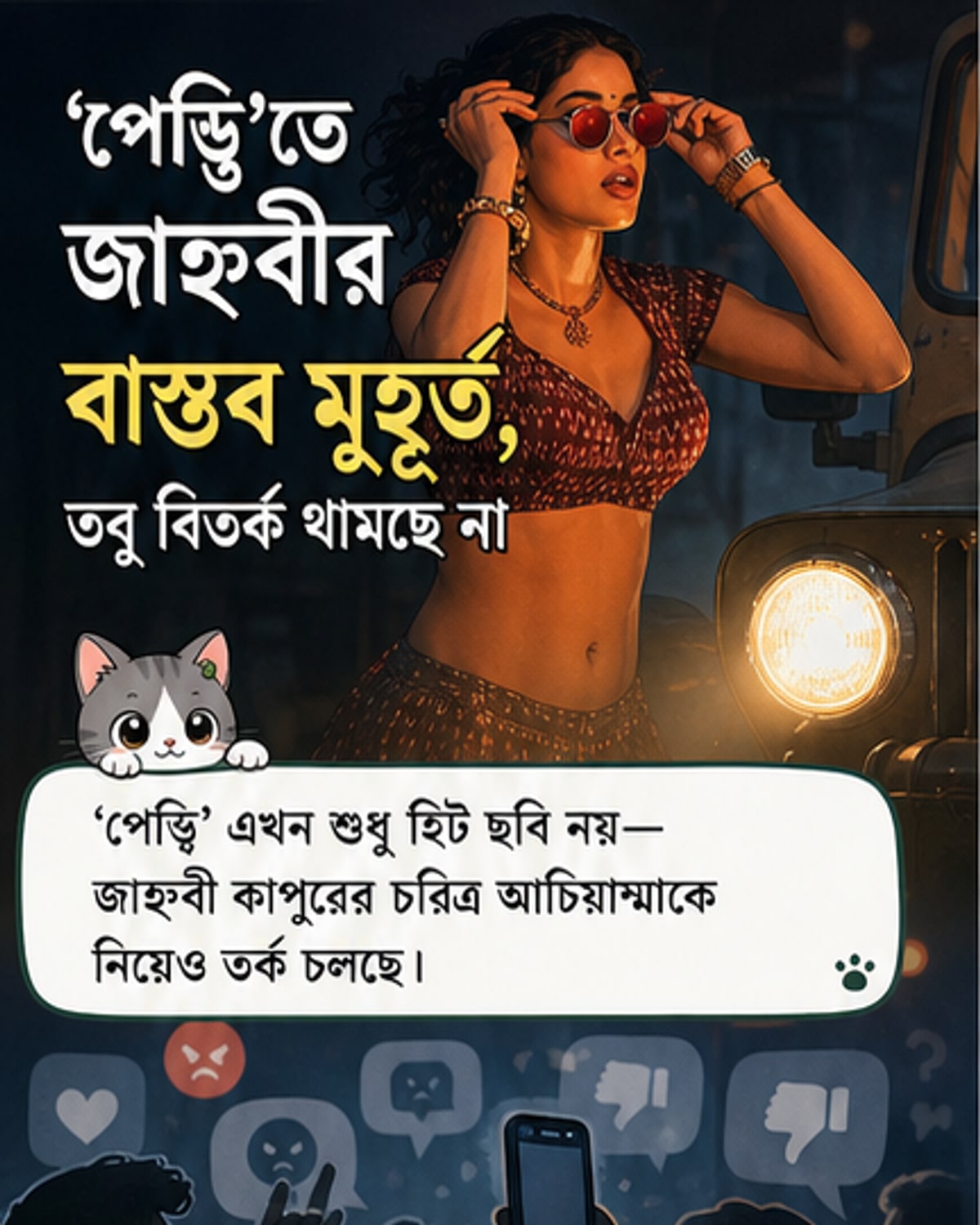 জাহ্নবীর স্বীকারোক্তি: সেটে রামচরণের জন্য ভুলে গিয়েছিলাম কোরিওগ্রাফি