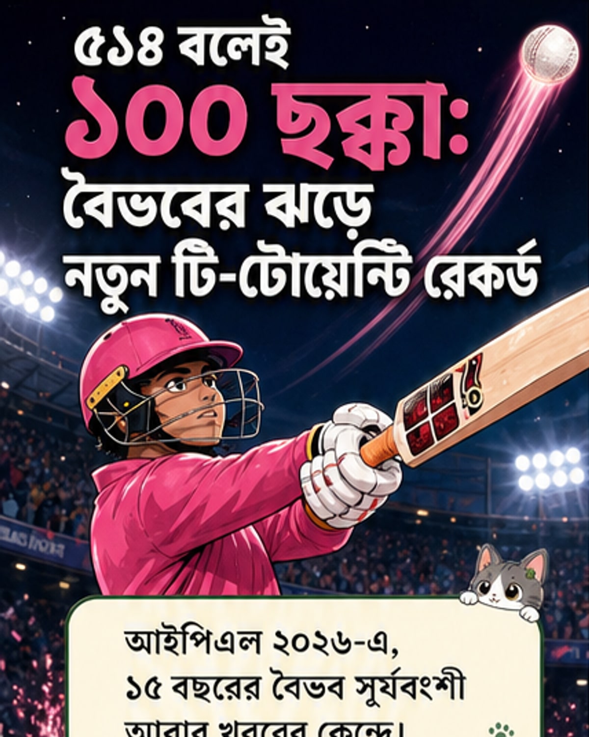 ১৫ বছরে ১০০ ছক্কার রেকর্ড