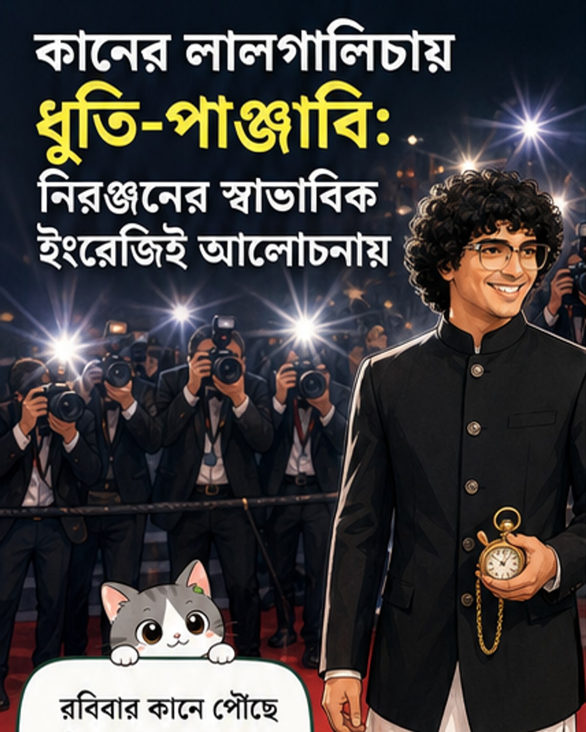 কানে আদ্যপান্ত বাঙালিবাবু নিরঞ্জন!