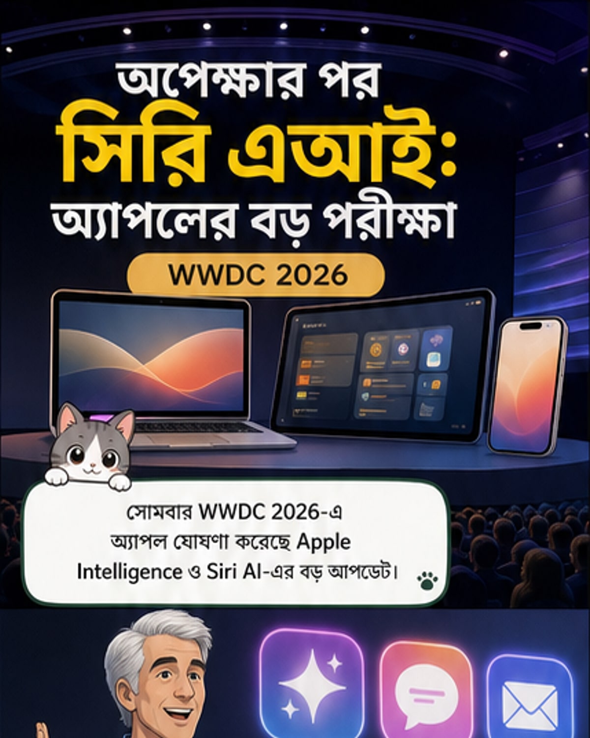 অ্যাপল ইন্টেলিজেন্সে বড় আপডেট