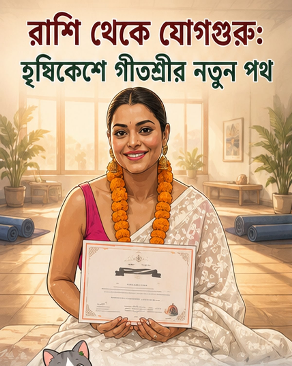 গীতশ্রী রায় এখন যোগগুরু