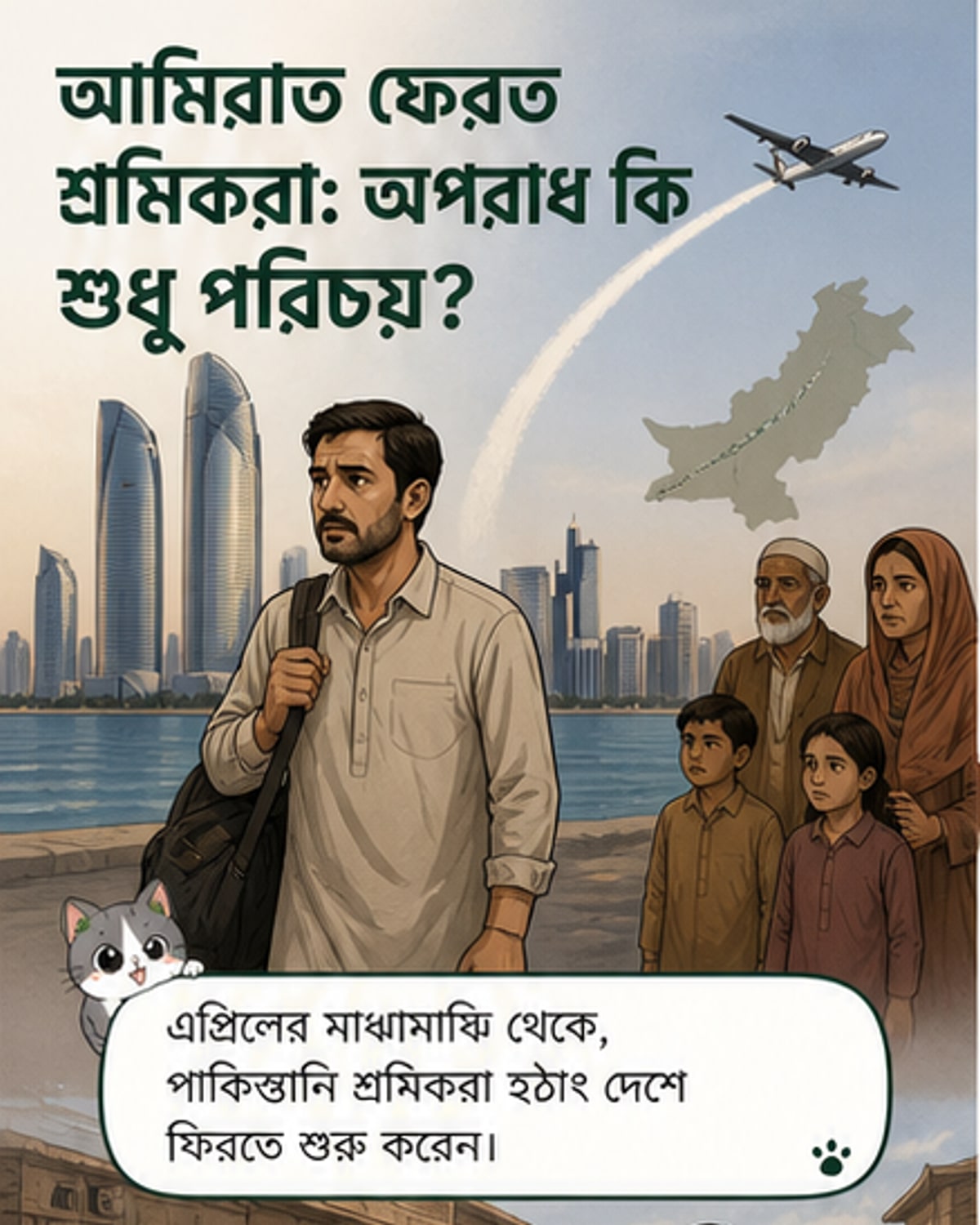 আমিরাত থেকে হাজার হাজার পাকিস্তানি শ্রমিক বহিষ্কার