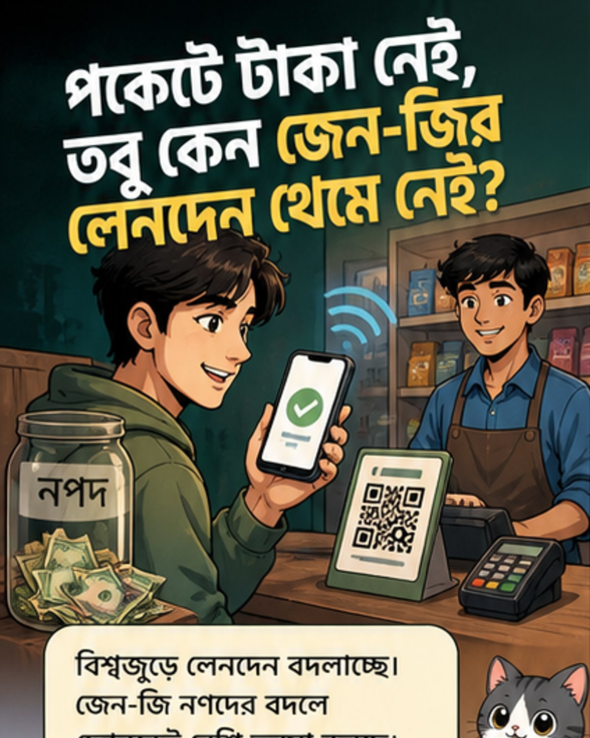 জেন-জি কেন নগদ ছাড়ছে?
