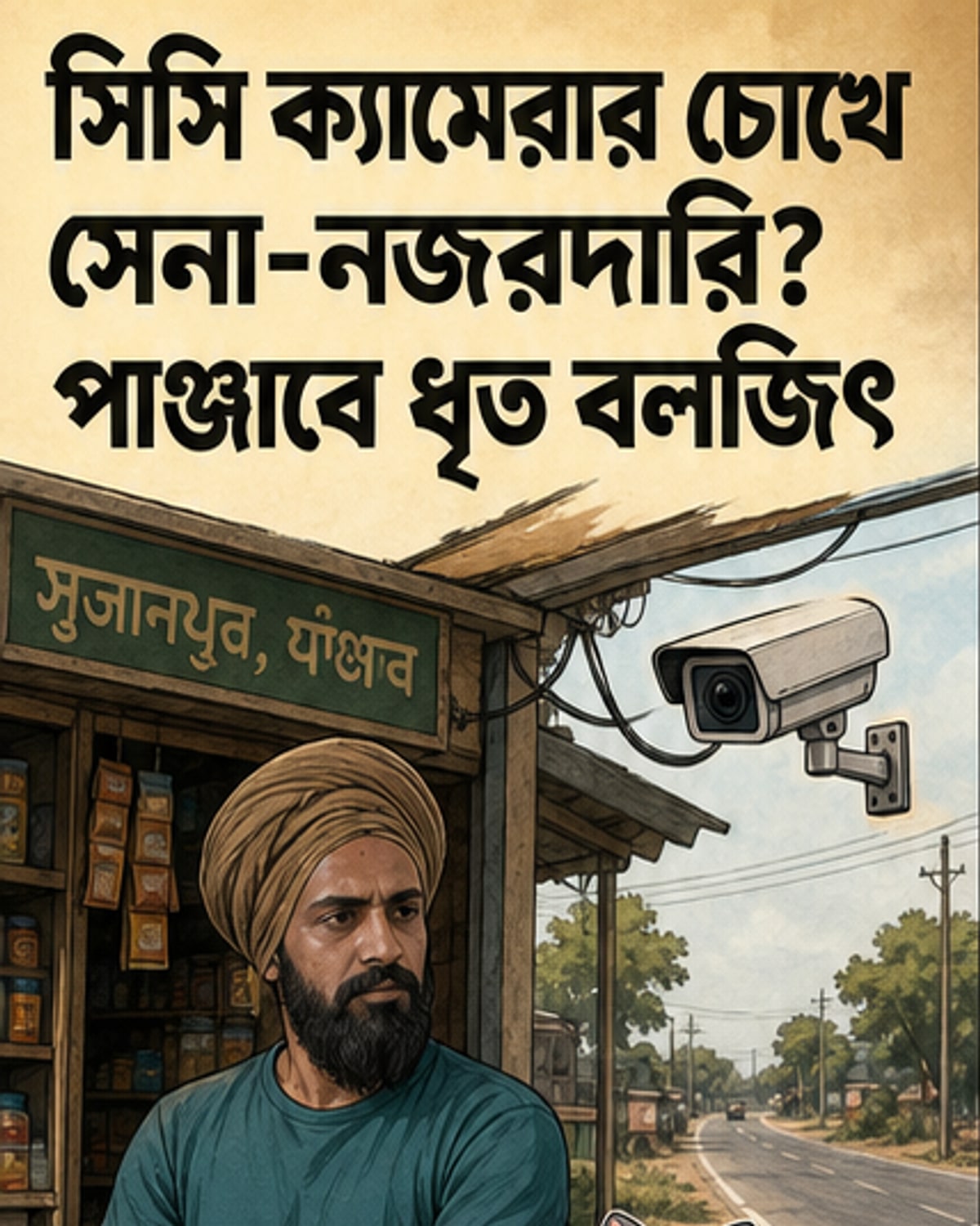 পাঞ্জাবে সিসি ক্যামেরা দিয়ে গুপ্তচরবৃত্তি