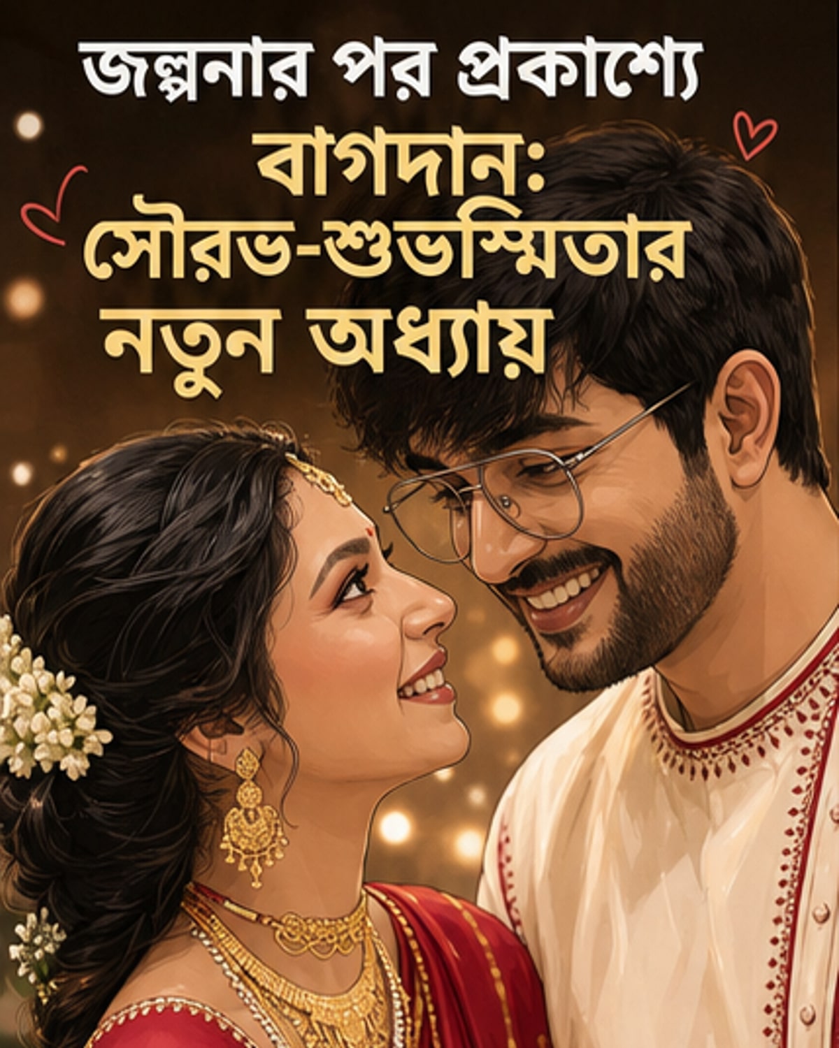 সৌরভ-শুভস্মিতার বাগদানের ঘোষণা