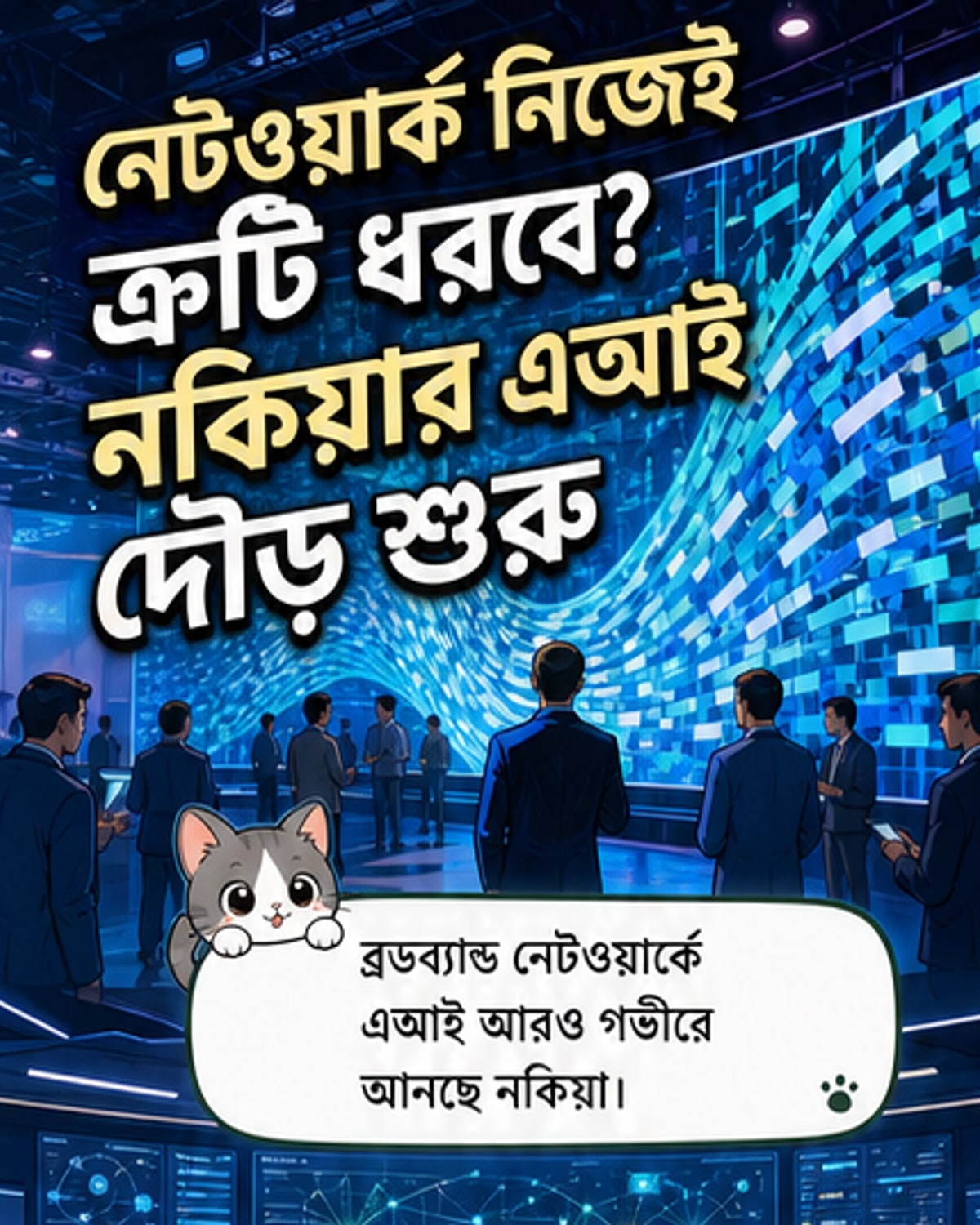 নকিয়া এআই দিয়ে স্মার্ট নেটওয়ার্ক গড়ছে