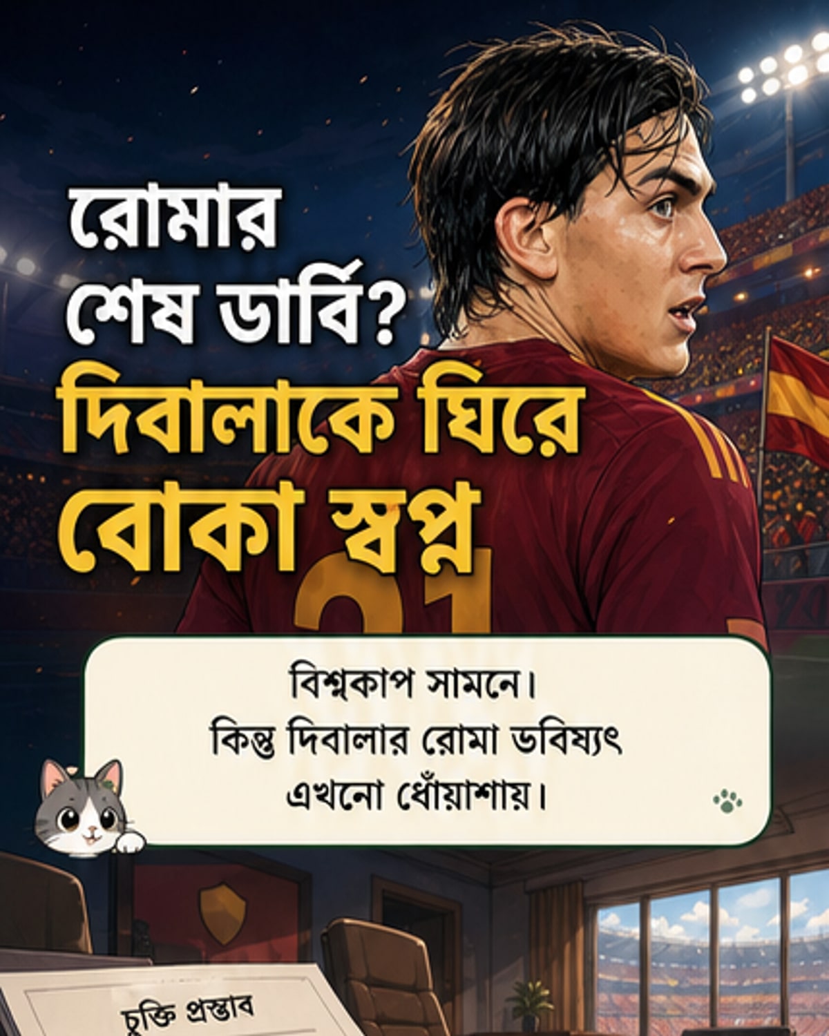 দিবালার রোমায় শেষ ম্যাচ?