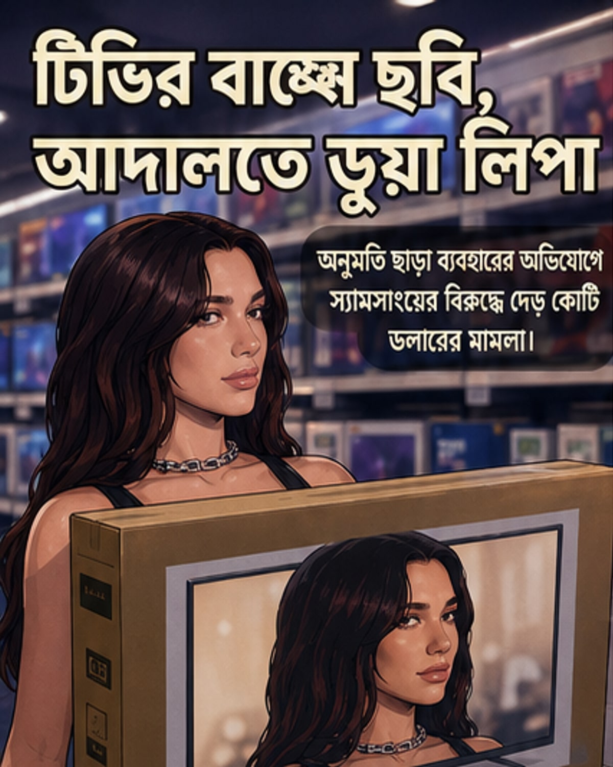 ডুয়া লিপার ছবি ব্যবহারে স্যামসাংয়ের বিরুদ্ধে মামলা