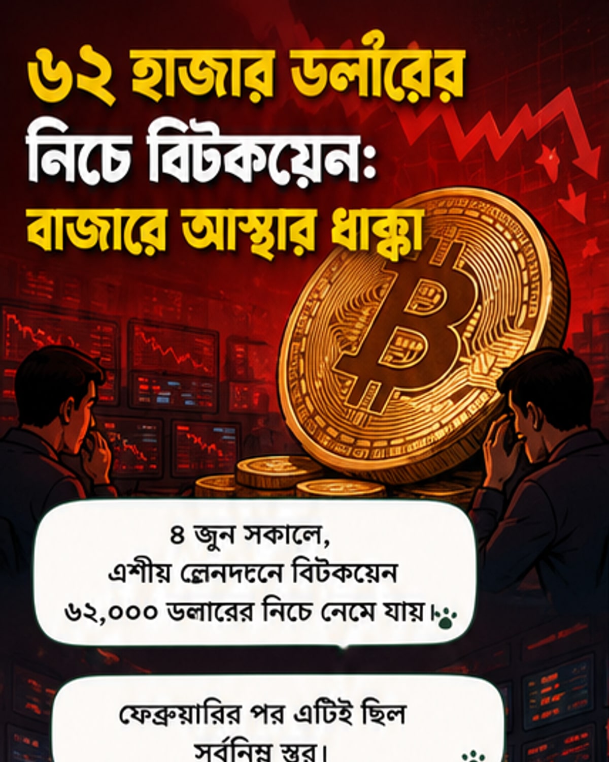 বিটকয়েন থেকে পালাচ্ছেন বিনিয়োগকারীরা