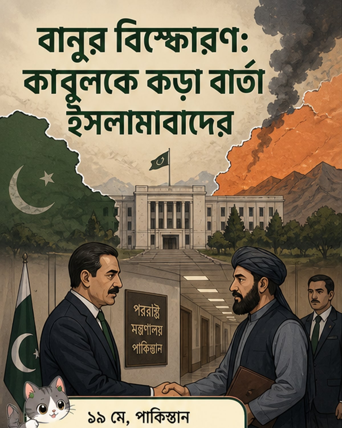 পাকিস্তান আফগানিস্তানকে হুঁশিয়ারি