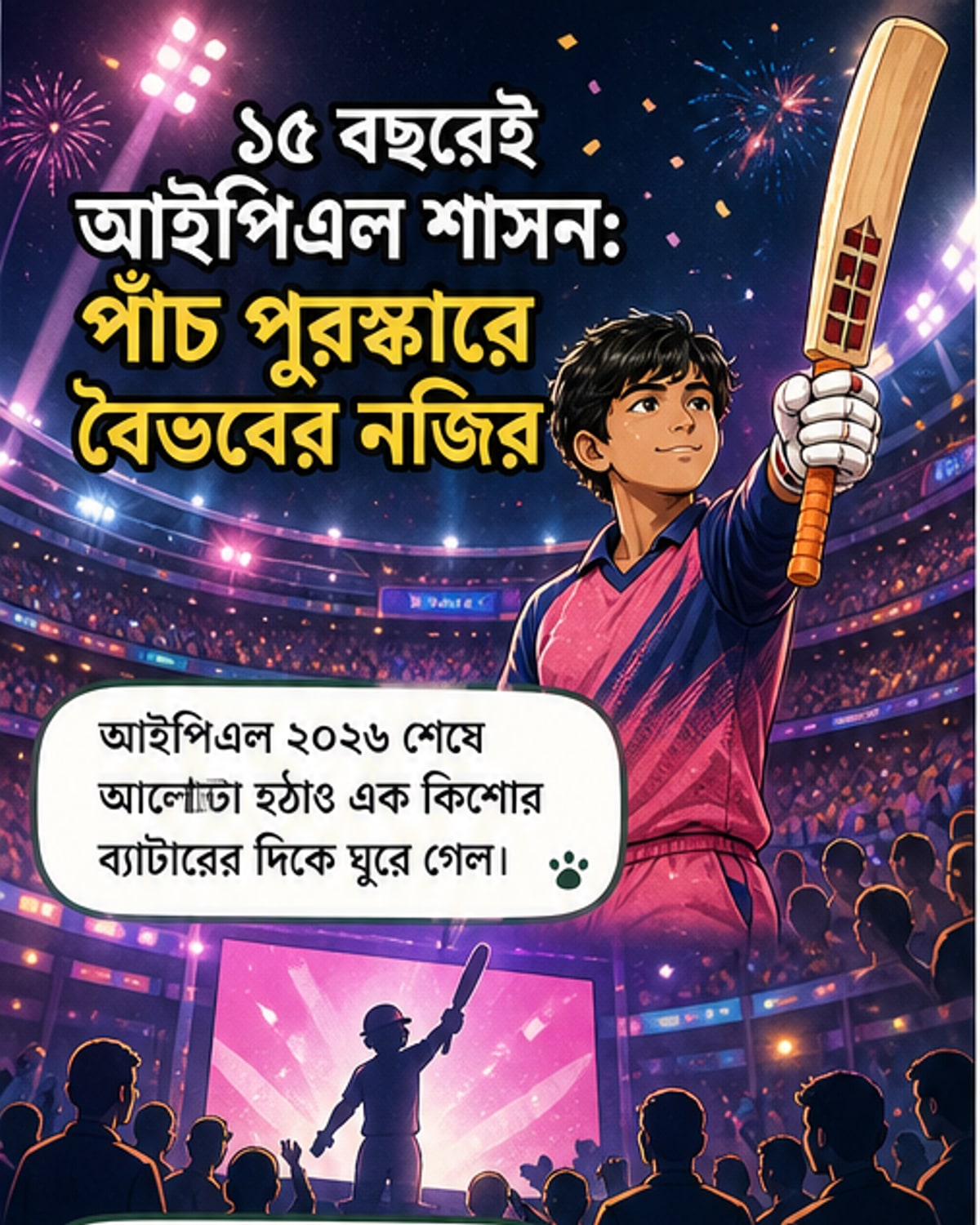 ১৫ বছরে ঐতিহাসিক পাঁচ পুরস্কার
