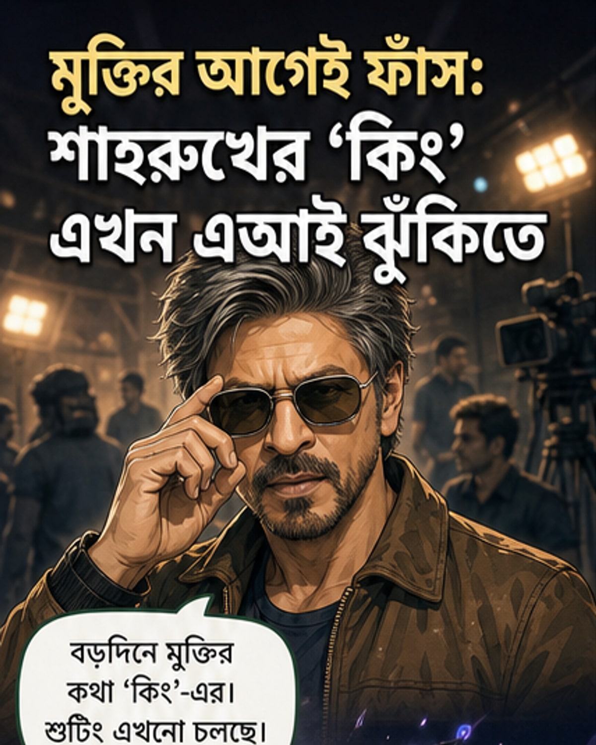 শাহরুখের 'কিং'-এর আগেই এআই ফাঁস