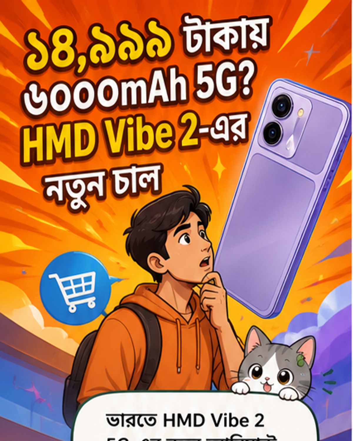 6000mAh ব্যাটারি সহ HMD 5G ফোনের নতুন ভ্যারিয়্যান্ট