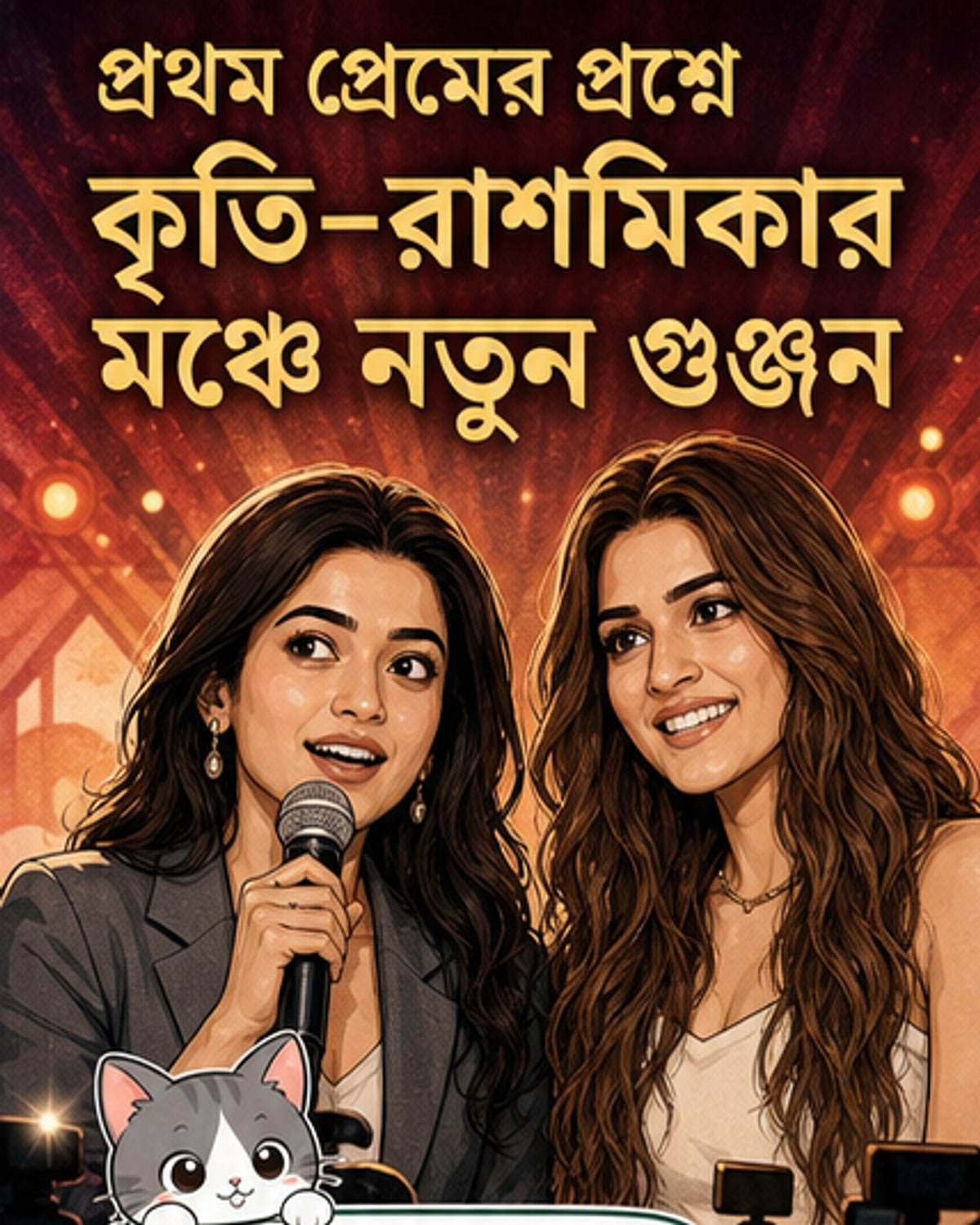 কৃতি-রাশমিকার প্রথম প্রেম নিয়ে মন্তব্য