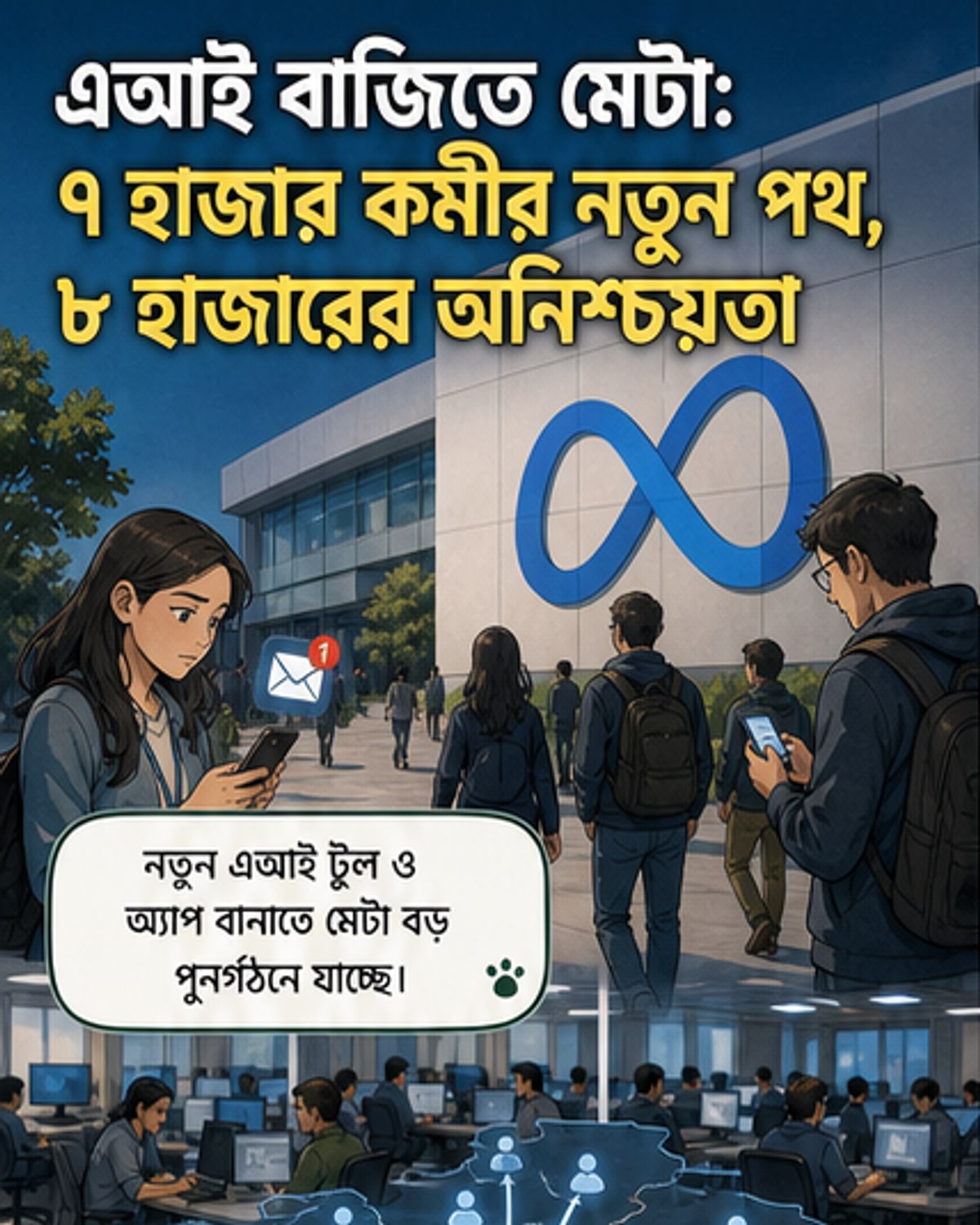 মেটা এআই খাতে নতুন গতি