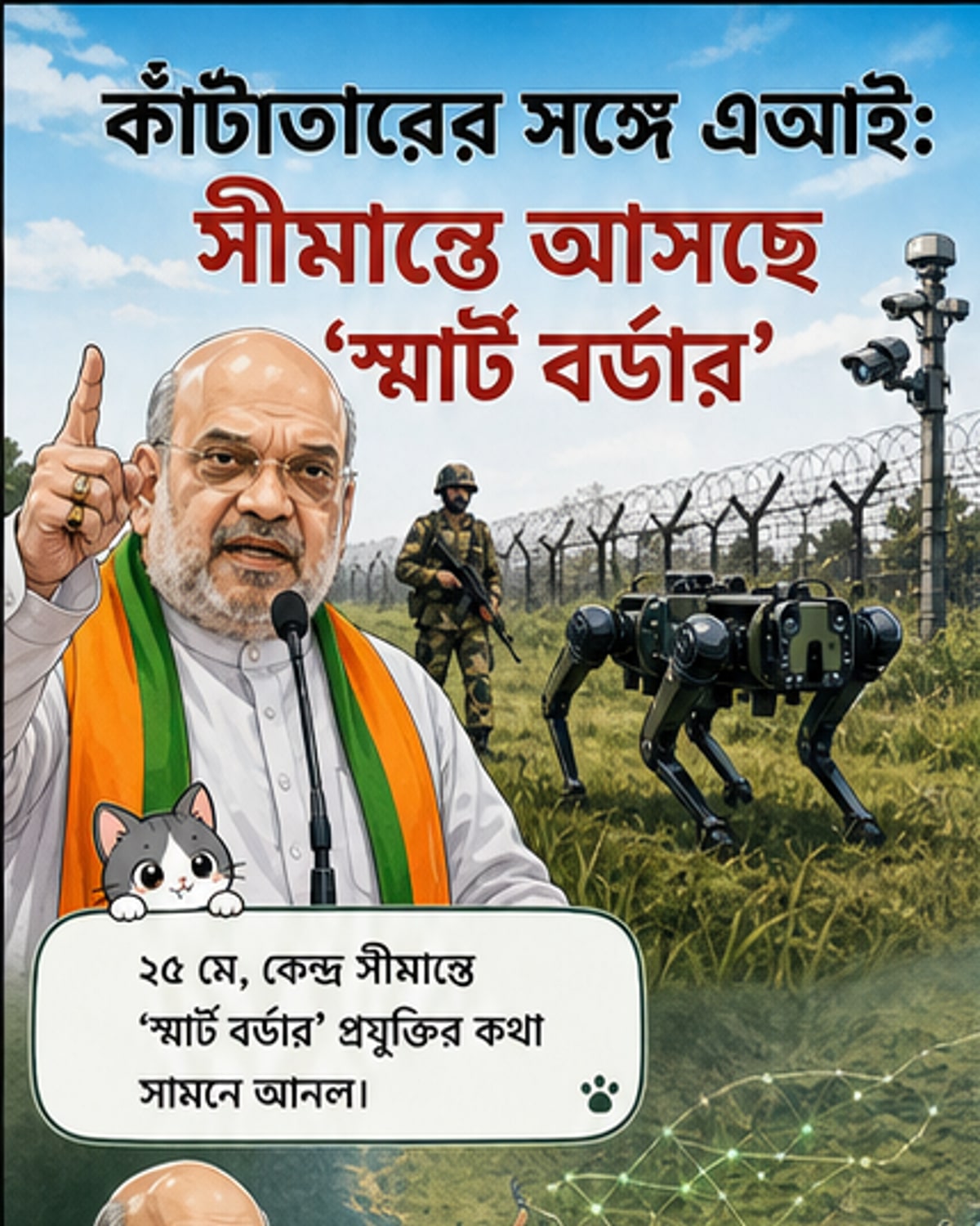 সীমান্তে কৃত্রিম বুদ্ধিমত্তার জাল