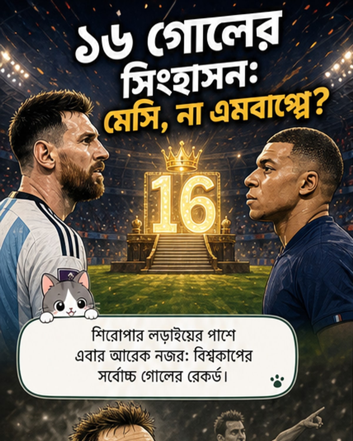 মেসি নাকি এমবাপ্পে, কে ভাঙবে ক্লোসার রেকর্ড?