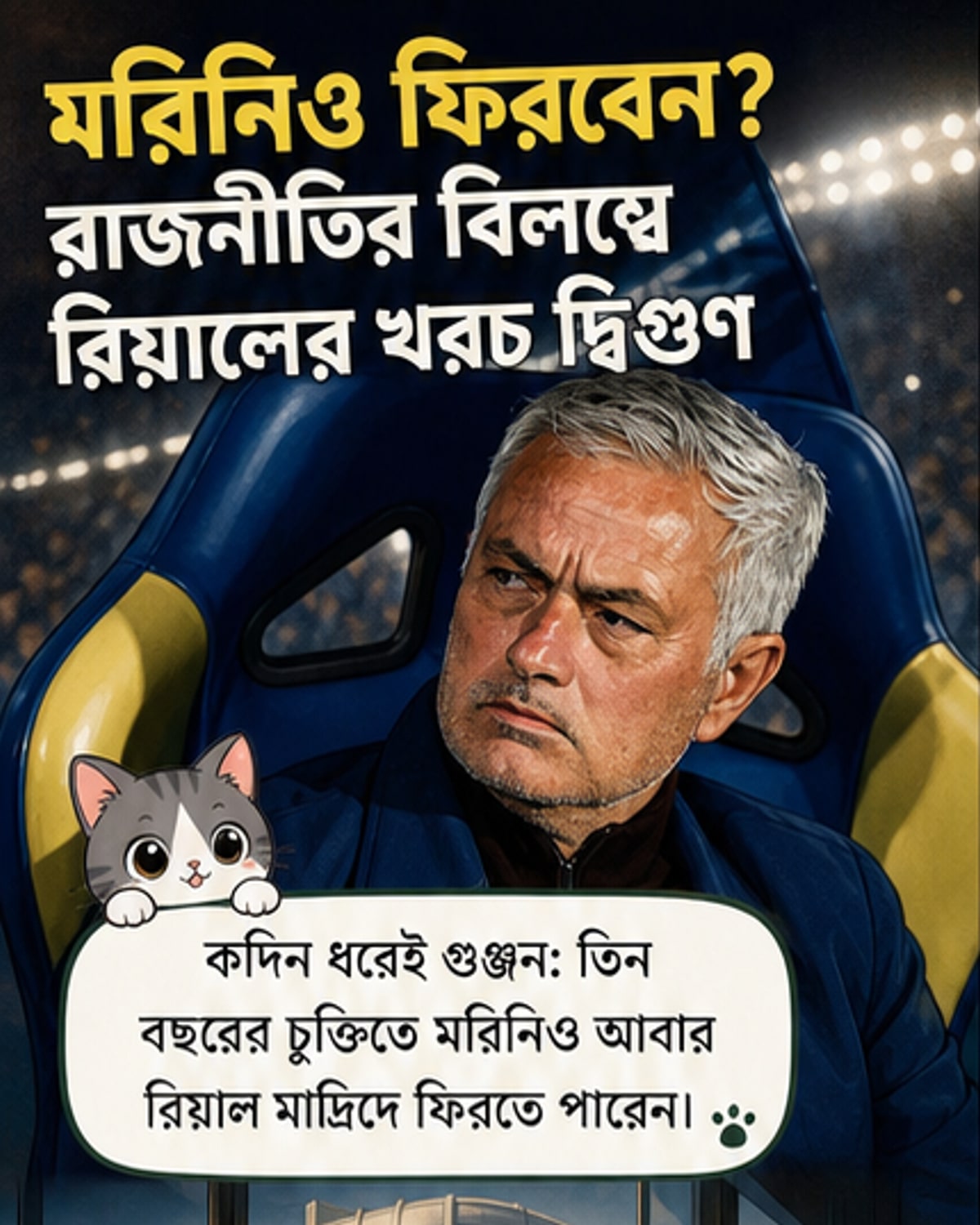মরিনিও ফেরার আগে রিয়ালে রাজনীতি