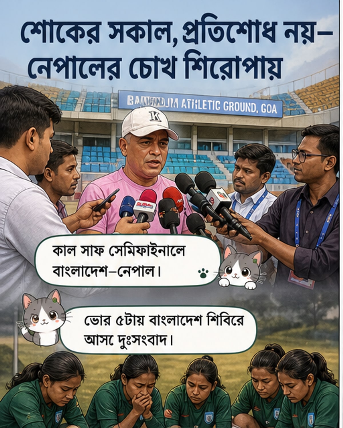 প্রতিশোধ নয়, শিরোপার লক্ষ্যে নেপাল