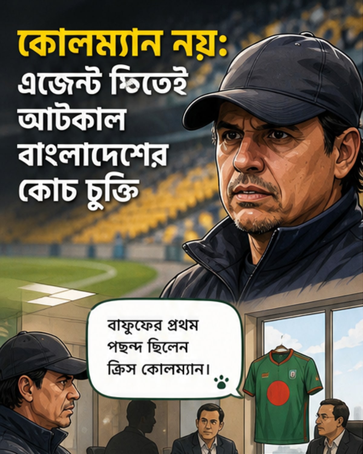 কোলম্যান নয়, নতুন কোচ খুঁজছে বাংলাদেশ