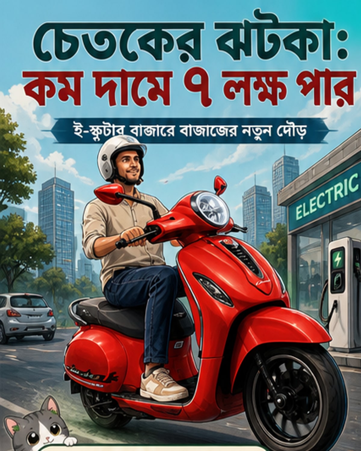 চেতকের বৈদ্যুতিক দৌড়ে ৭ লাখ ইউনিট বিক্রি