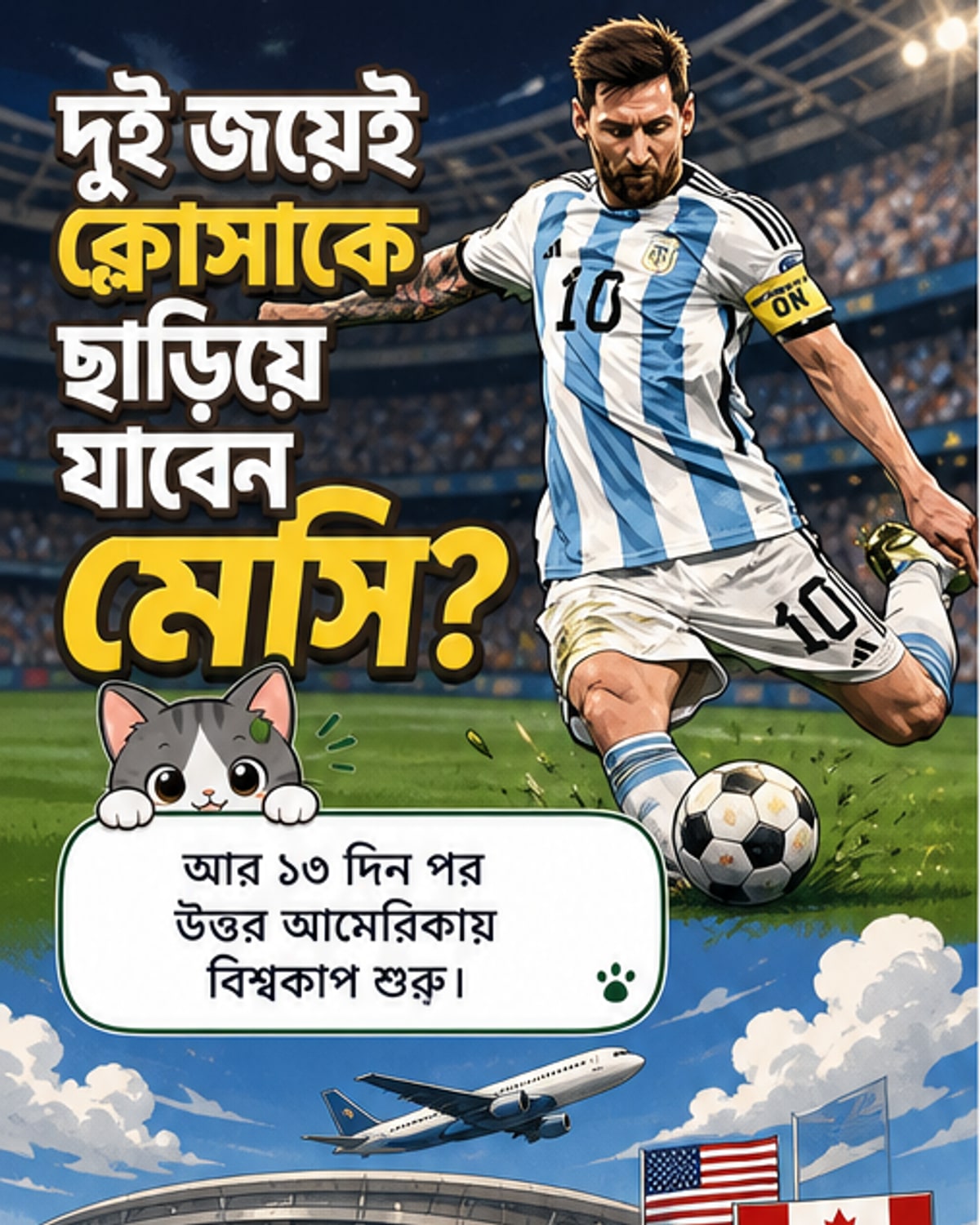 মেসির সামনে ক্লোসার রেকর্ড