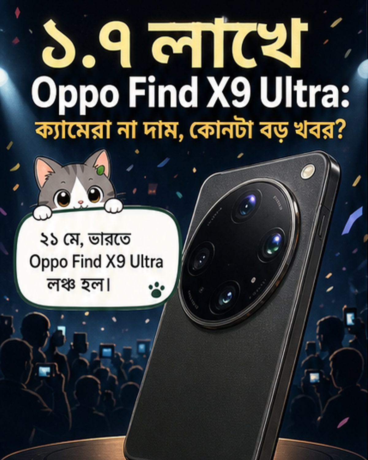 ওপ্পোর নতুন ফ্ল্যাগশিপ ফোনে 200MP ক্যামেরা