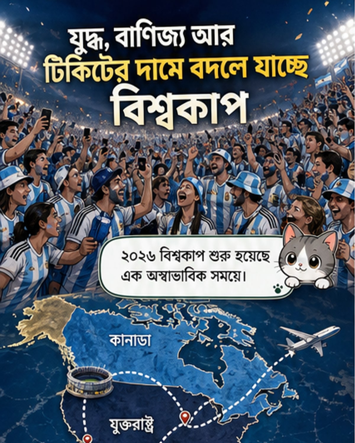 বিশ্বকাপের অর্থনীতি বদলাচ্ছে