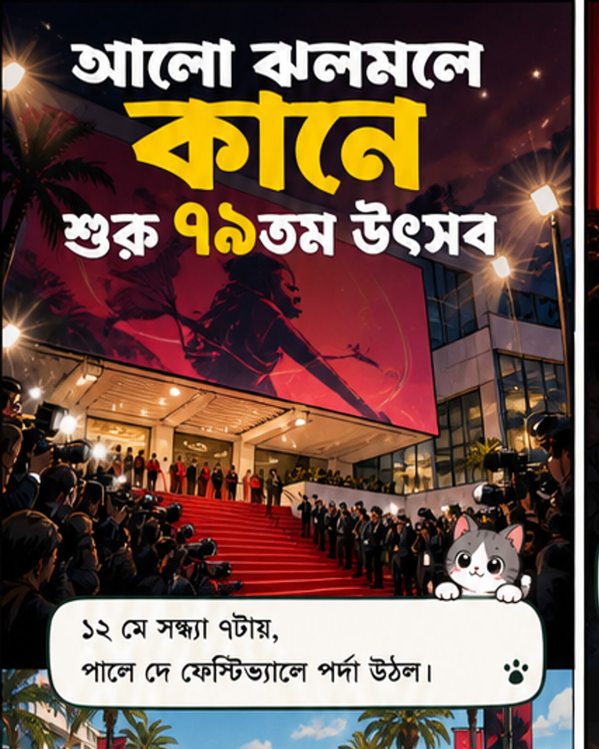 ৭৯তম কান উৎসবে আলোর ঝলক