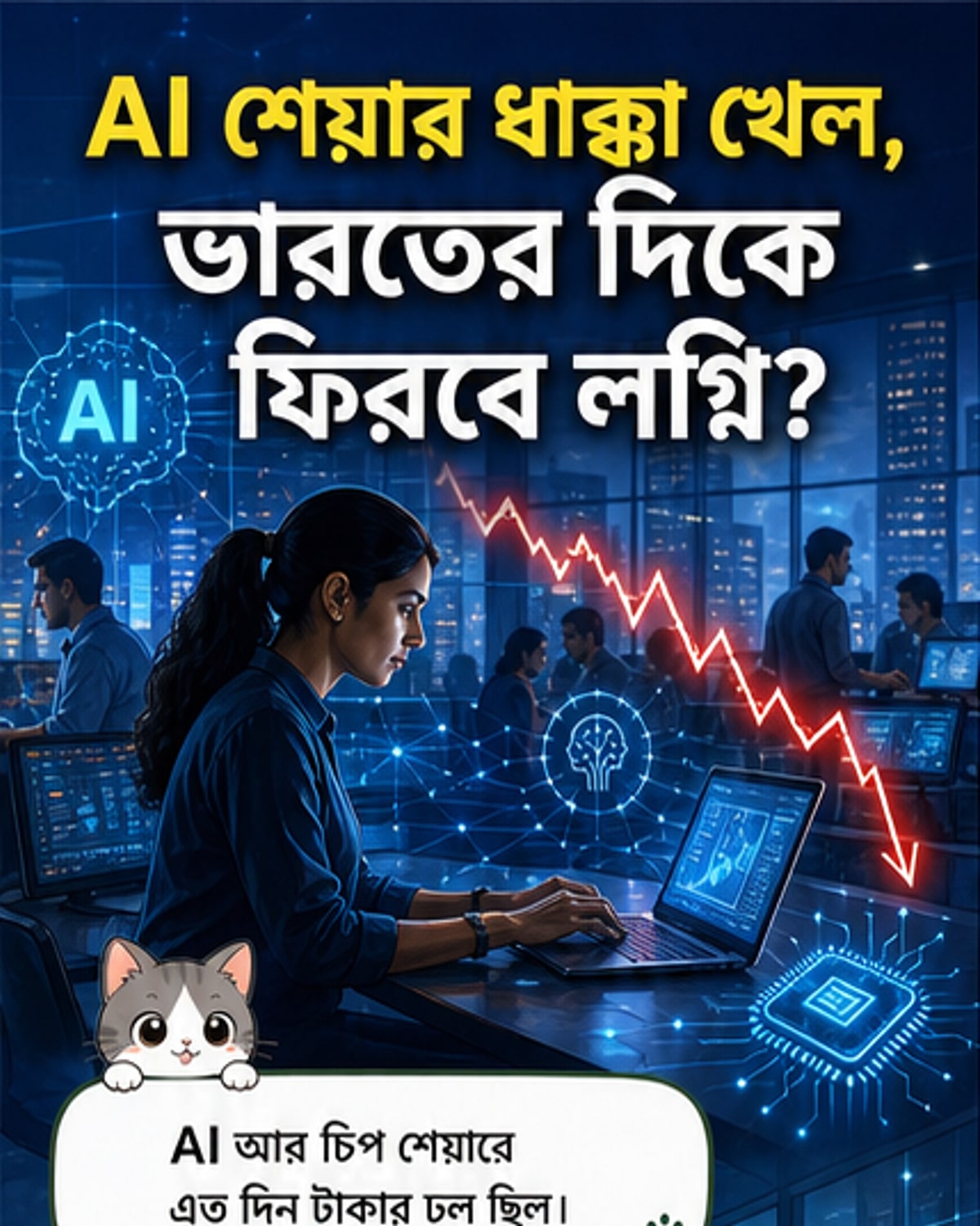 AI বাজারে ধস, ভারতে নতুন সুযোগ?