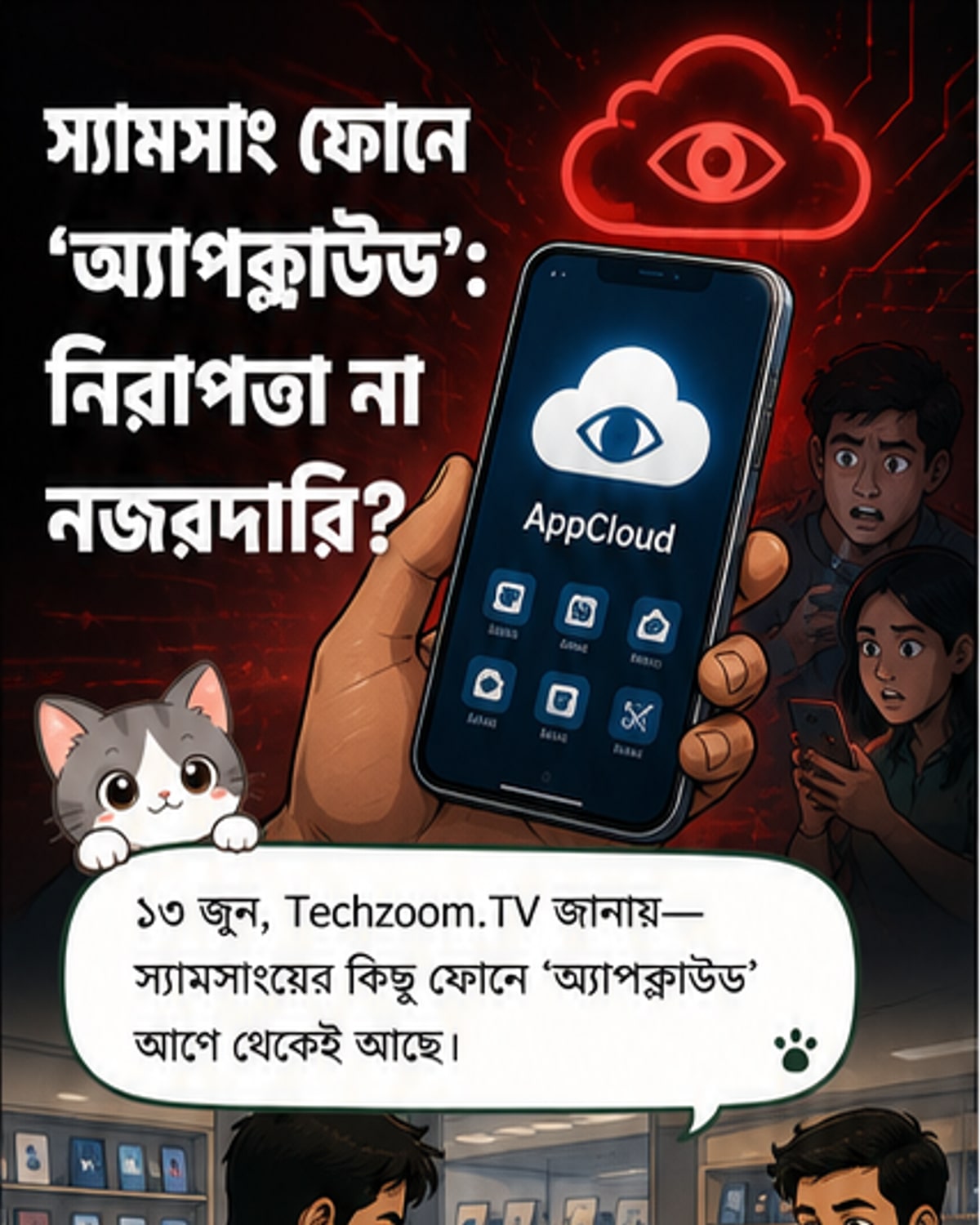 স্যামসাং ফোনে ইসরাইলি স্পাইওয়্যার