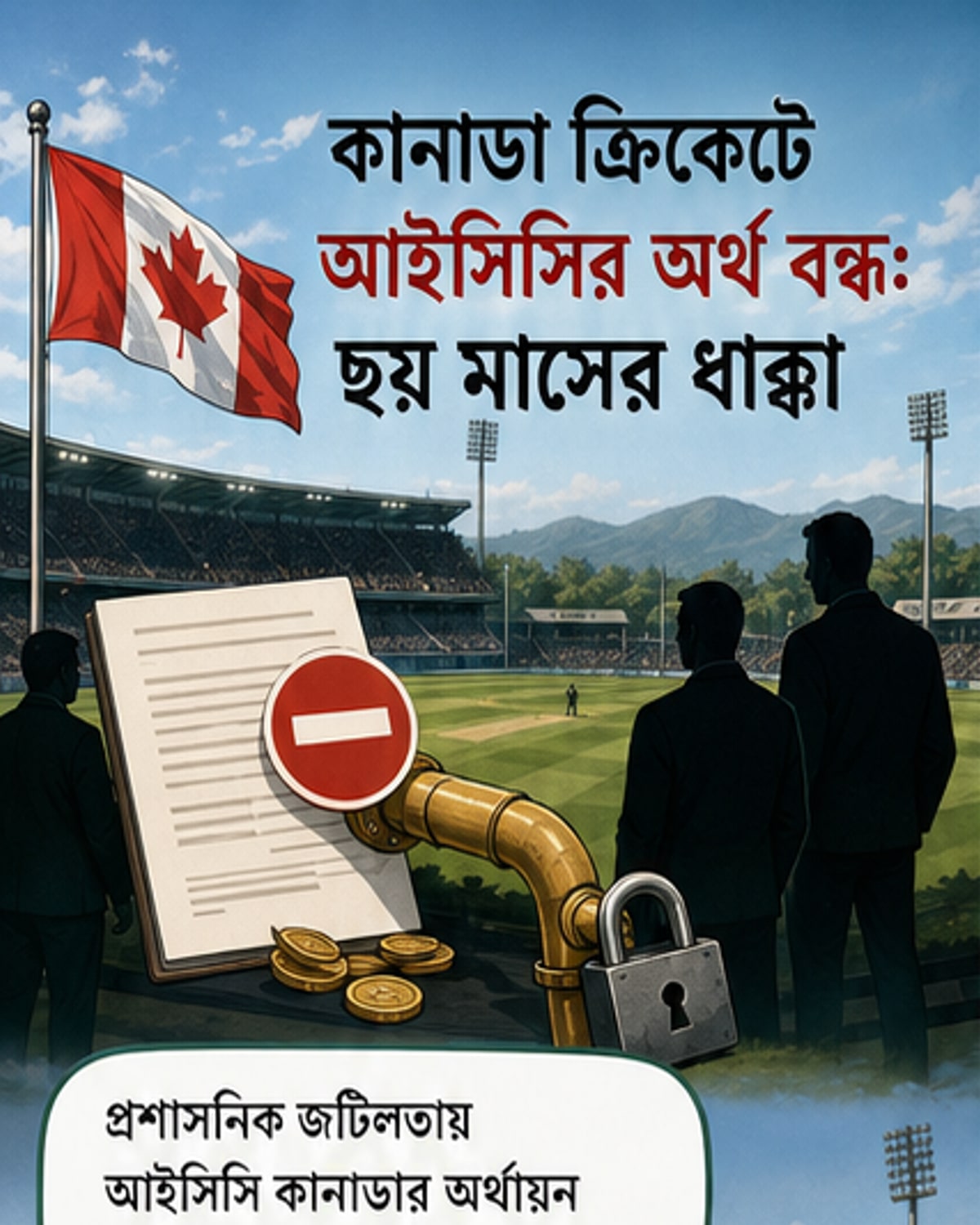 আইসিসি কানাডার অর্থায়ন স্থগিত