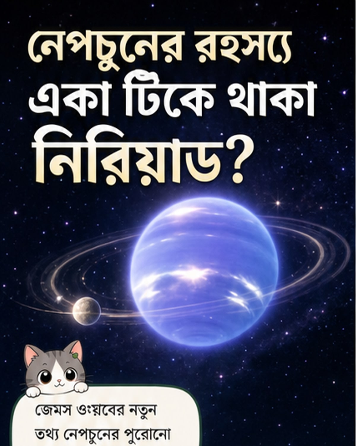 নেপচুনের চাঁদে লুকানো প্রাচীন সংঘর্ষের সাক্ষী