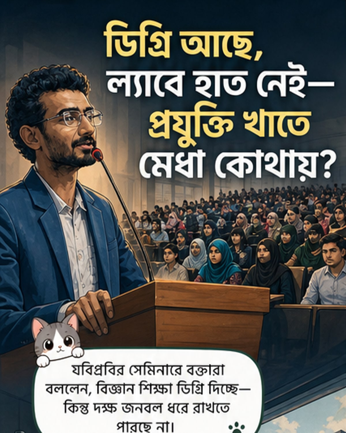 প্রযুক্তি খাতে মেধার সংকট
