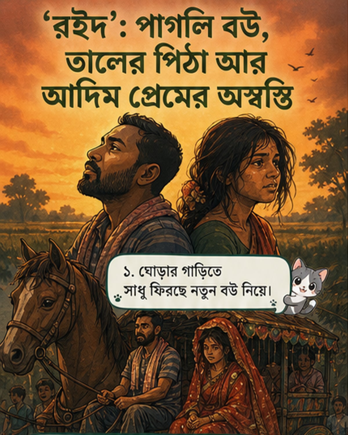 আদিম প্রেমের গল্পে অ্যাডাম-ইভের ছায়া