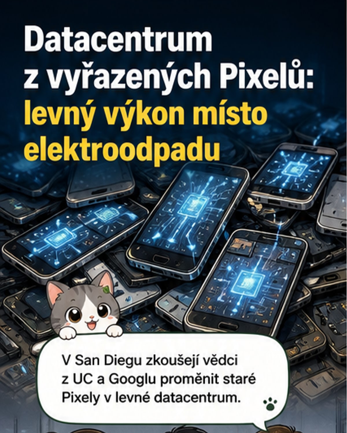 Datacentrum ze starých Pixelů