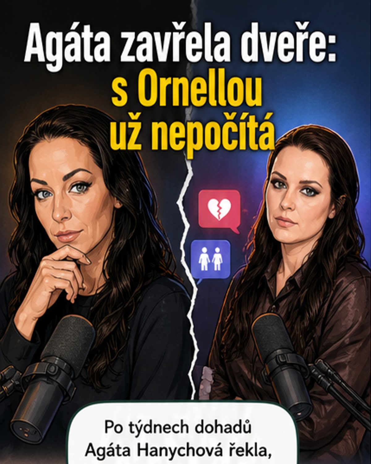 Agáta o vztahu s Ornellou: Je to uzavřená kapitola