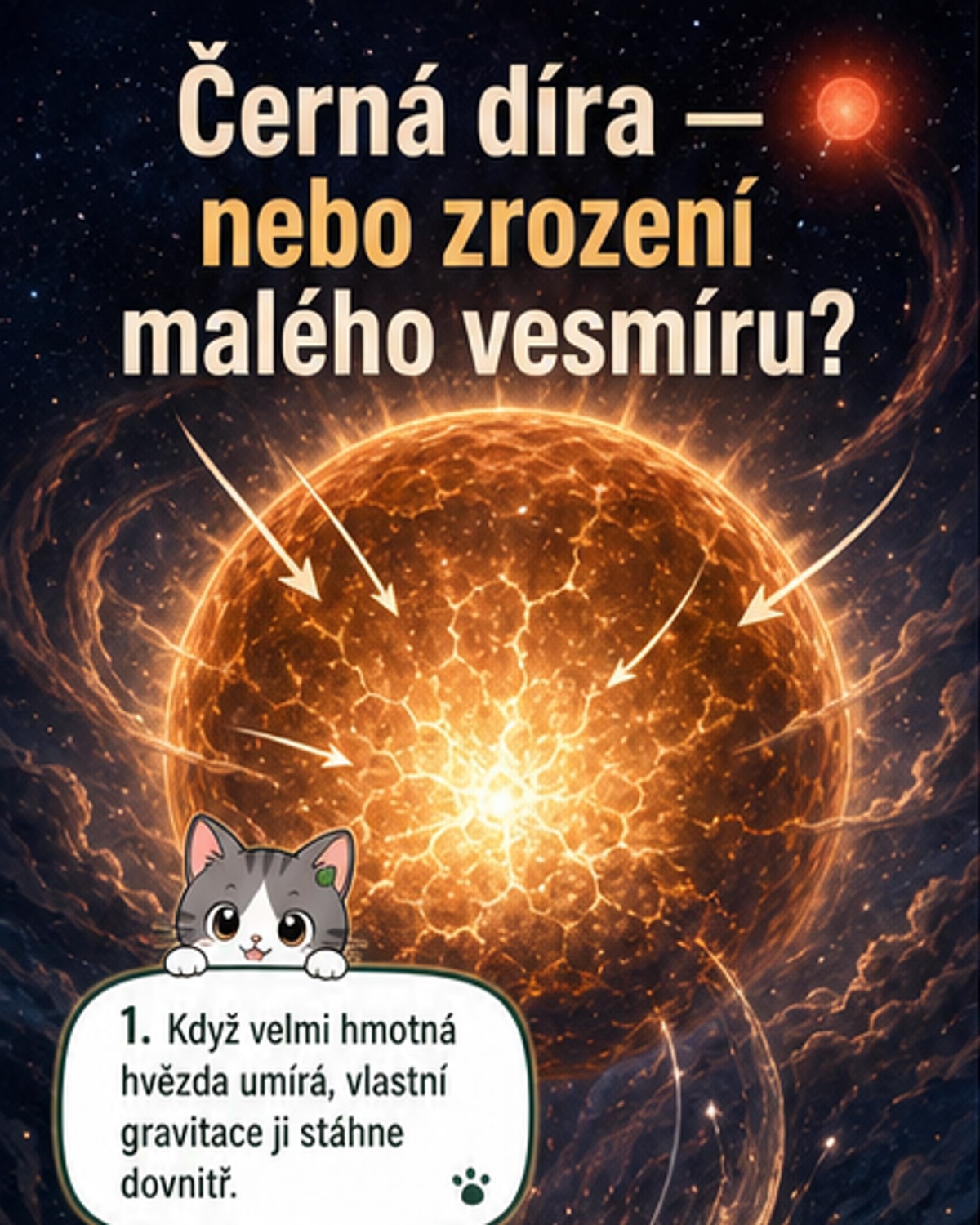 Uvnitř hvězd mohou vznikat nové vesmíry