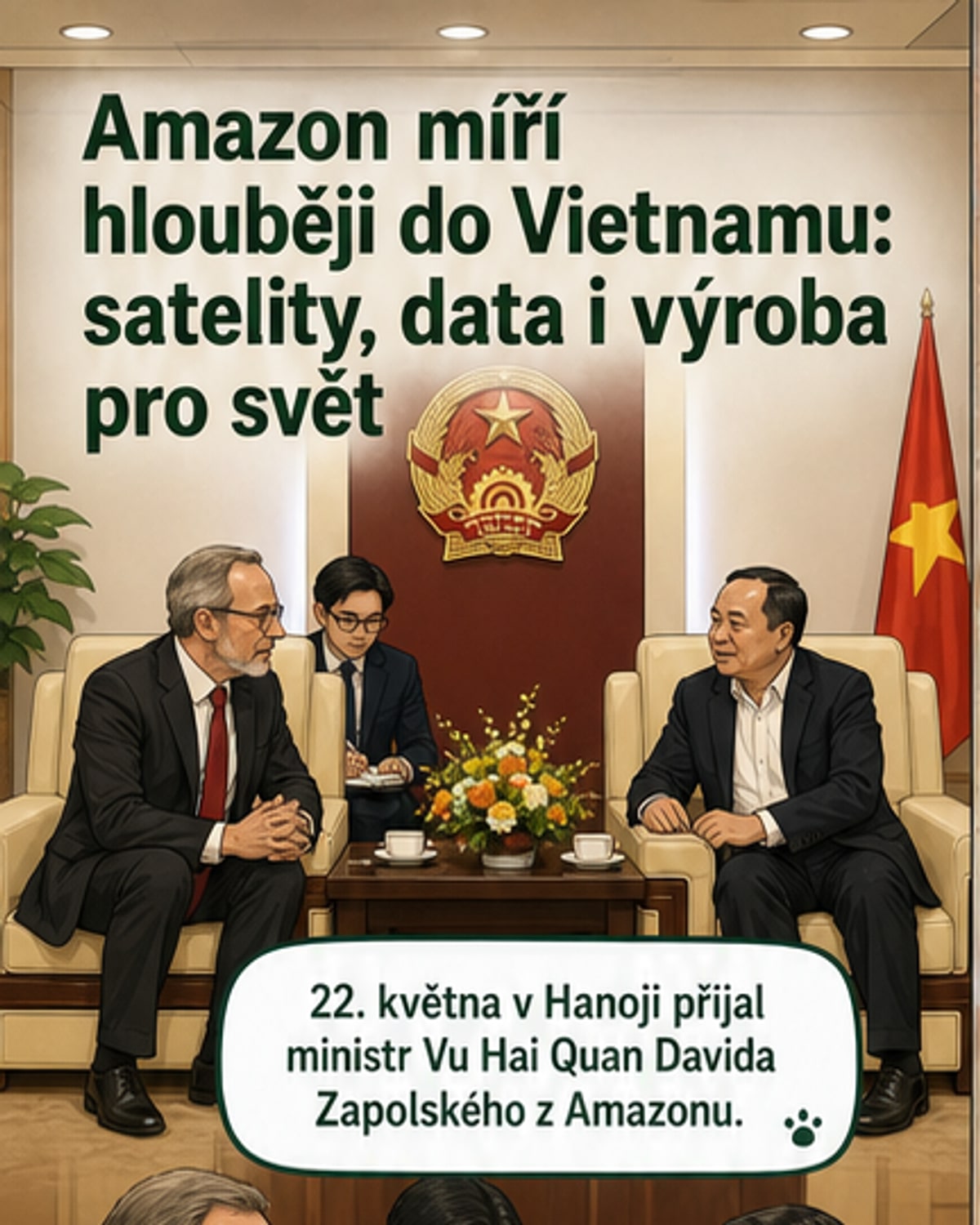 Amazon chce rozšířit technologické investice ve Vietnamu