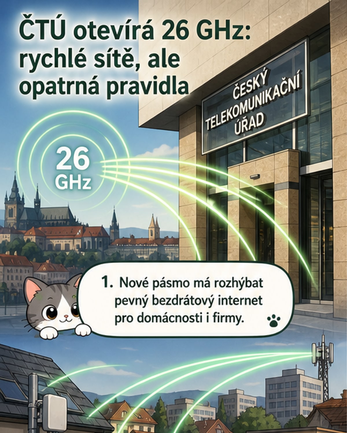 Otevírá se pásmo 26 GHz